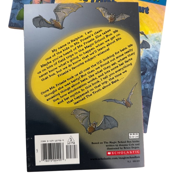 📚 The Magic School Bus – The Truth About Bats (Set of 4 Chapter Books) - Picture 3 of 6